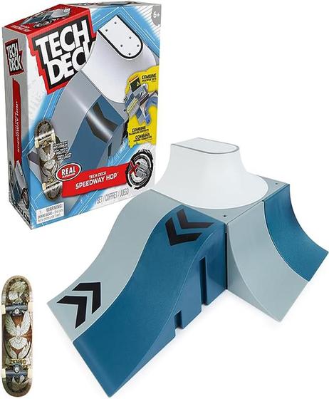 Imagem de Tech Deck Pista Parque X-connect Rampa E Skate De Dedo - Sunny