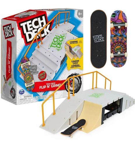 Tech Deck Skate De Dedo Rampa Corrimão Manobras Fingerboad - Sunny ...