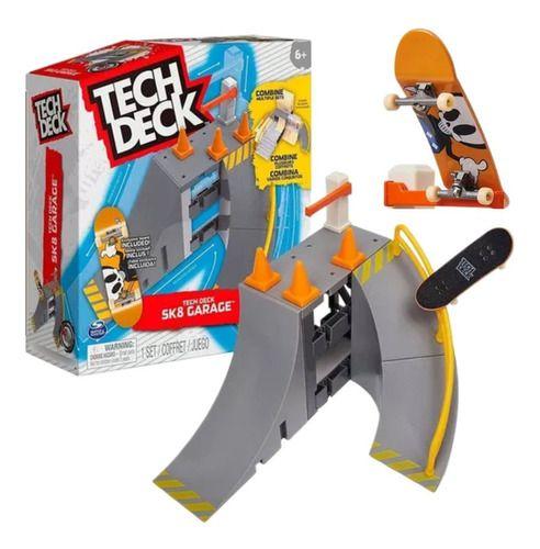 Imagem de Tech Deck Skate De Dedo Rampa Corrimão Manobras Fingerboad