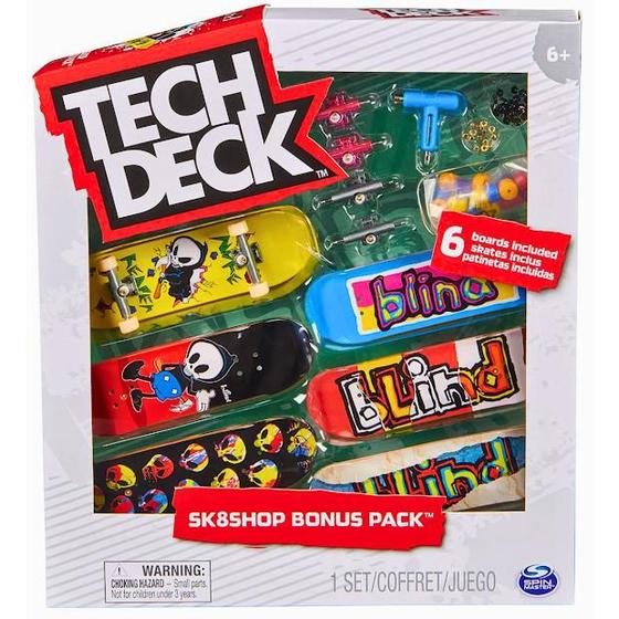 Imagem de Tech Deck Skate De Dedo Shop Pack Com 6 2892 Sunny