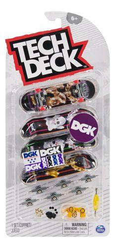 Imagem de Tech Deck Ultra Pack 4 Skate De Dedo Coleção DGK Sunny