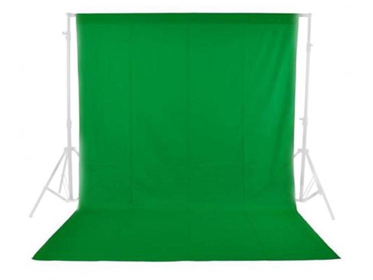 Imagem de Tecido 3X3 Verde Estudio Fundo Infinito Chroma Key Youtubers