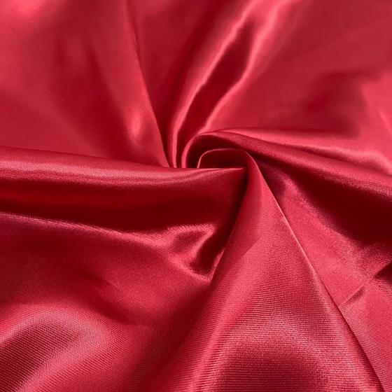 Imagem de Tecido Cetim Charmousse 100% Poliéster Vermelho 5,0X1,47Mt