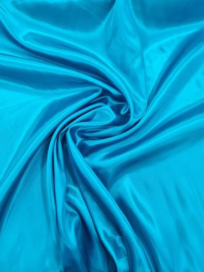 Imagem de Tecido Cetim Charmousse Azul Turquesa  100% Poliéster 1mt x 147cm