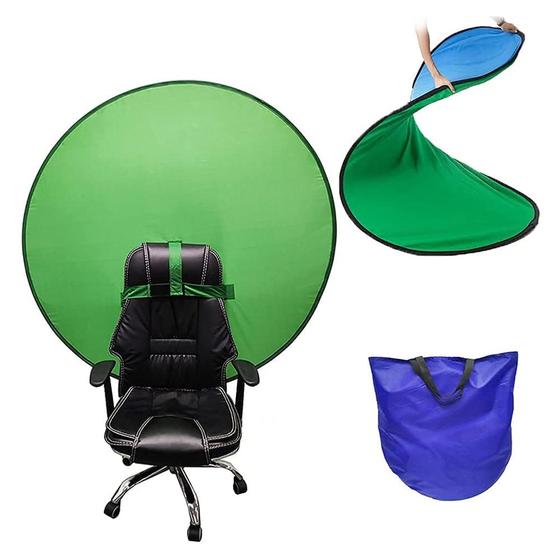 Imagem de Tecido chroma key portátil fundo chromakey portátil infinito