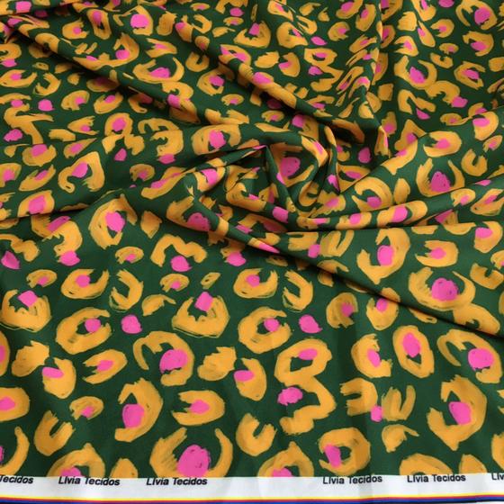 Imagem de Tecido Crepe Estampado For Way Com Elastano Estampado Mt