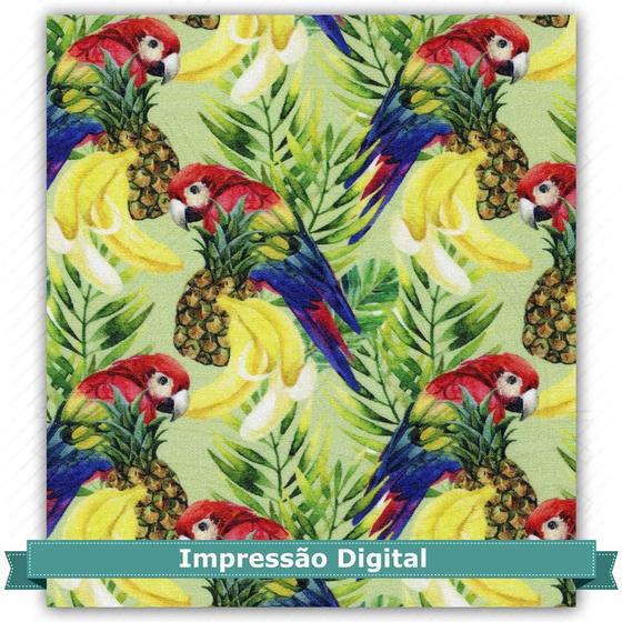 Imagem de Tecido Estampado Para Patchwork - Araras 332429 Cor 0230 (0,50X1,40)