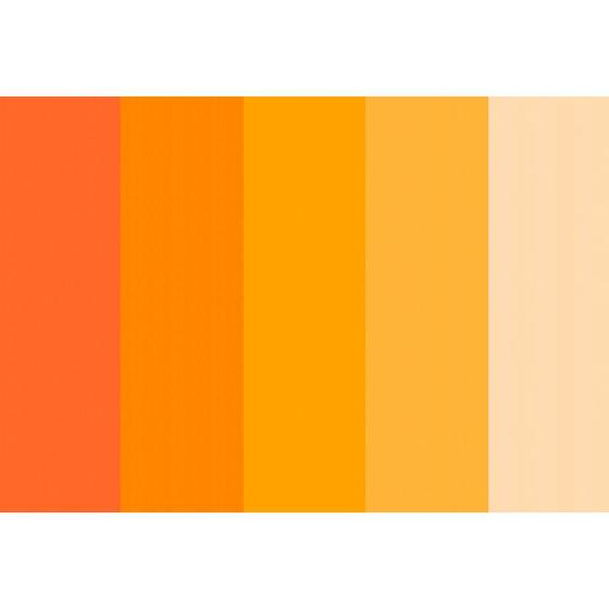 Imagem de Tecido Estampado Para Patchwork - Basics For All - Faixas De Textura Laranja (0,50x1,40)