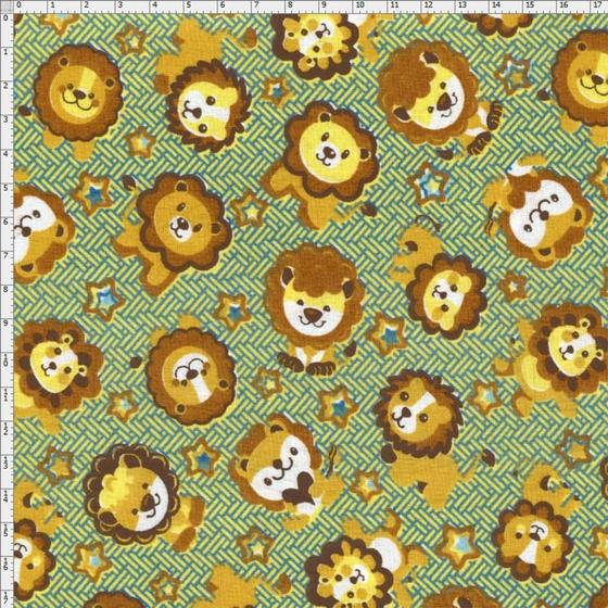 Imagem de Tecido Estampado para Patchwork - Bichinhos cor 1986 (0,50x1,40)