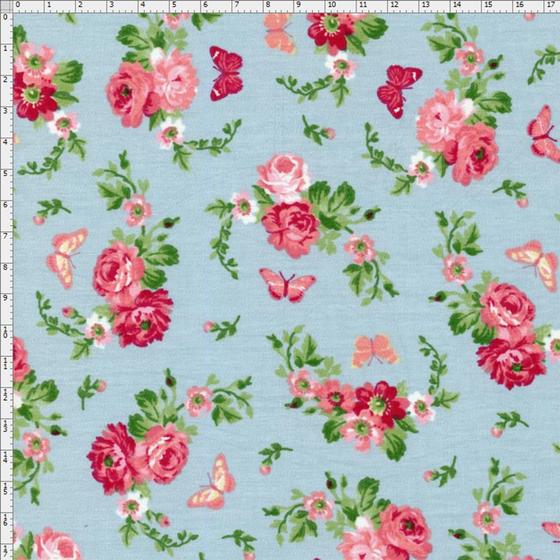 Imagem de Tecido Estampado para Patchwork - Florença Cor 2097 (0,50x1,40)