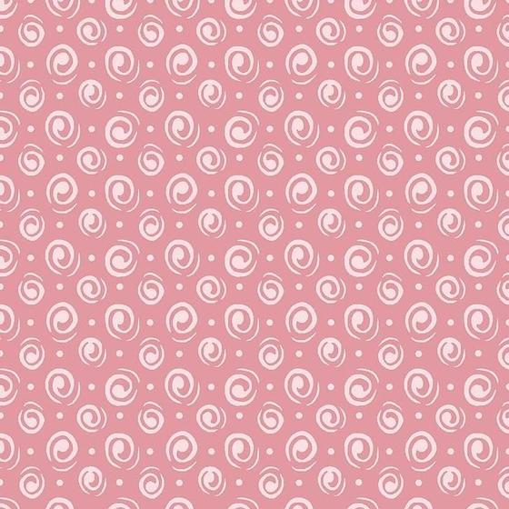 Imagem de Tecido Estampado para Patchwork - Garden: Espiral Rosa (0,50x1,40)