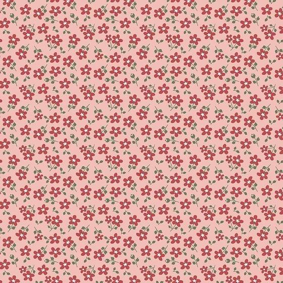 Imagem de Tecido Estampado para Patchwork - Garden: Micro Floral Garden Rosa (0,50x1,40)