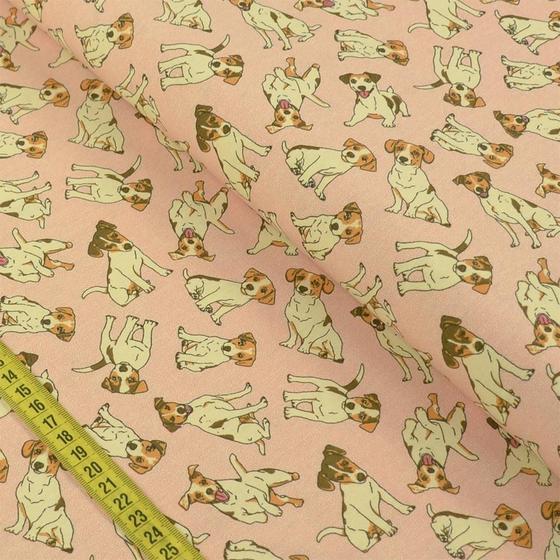 Imagem de Tecido Estampado para Patchwork - Jack Russel Cor 2328 (0,50x1,40)