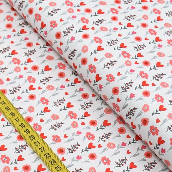 Imagem de Tecido Estampado Para Patchwork - Valentines 3 (0,50x1,40)