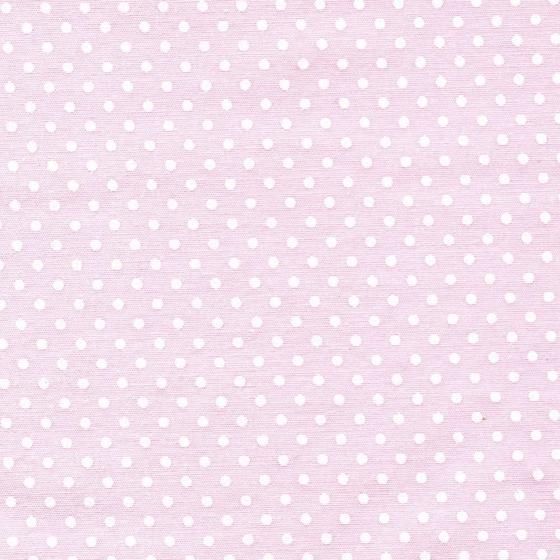 Imagem de Tecido Fast Patch Termodinâmico 24x35cm - Poá Rosa Suave e Branco