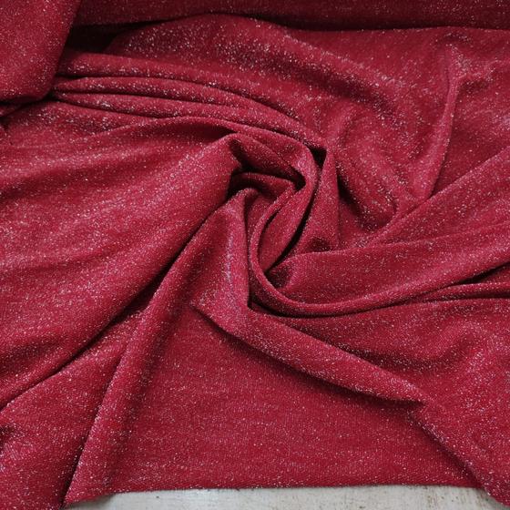 Imagem de Tecido Malha Lurex com Fio Prata Cores MT