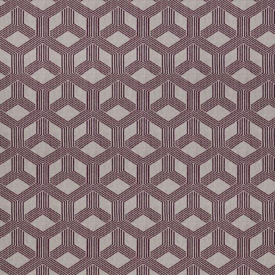 Imagem de Tecido Para Sofá e Estofado Pisa 43 Jacquard Geometrico Vermelho - Largura 1,40m