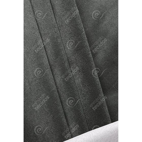 Tecido Suede Cinza Grafite Liso (Veludo) - 1,45m de Largura Menor preço em Tecido Suede Cinza Grafite Liso (Veludo) - 1,45m de Largura
