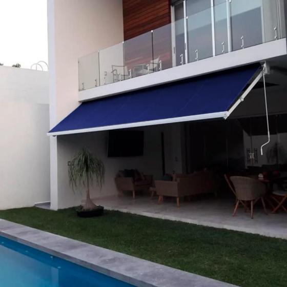 Imagem de Tecido Toldo Náutico Azul Marinho 02x1.50 Metros 350 G/m²