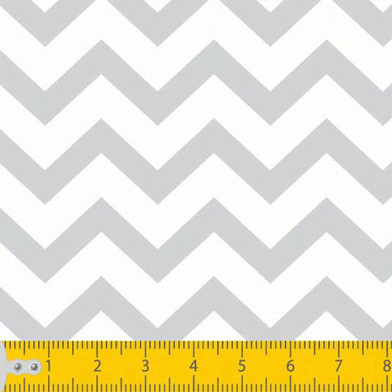 Imagem de Tecido Tricoline Chevron 50cm x 150cm 100% Algodão - Peripam