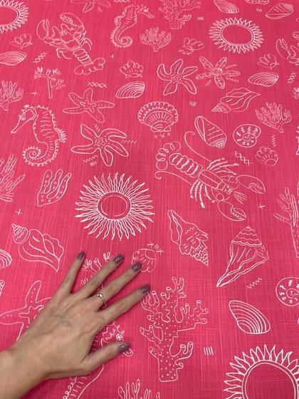 Imagem de Tecido Viscolinho Estampado 100% Viscose 1mt x 147cm