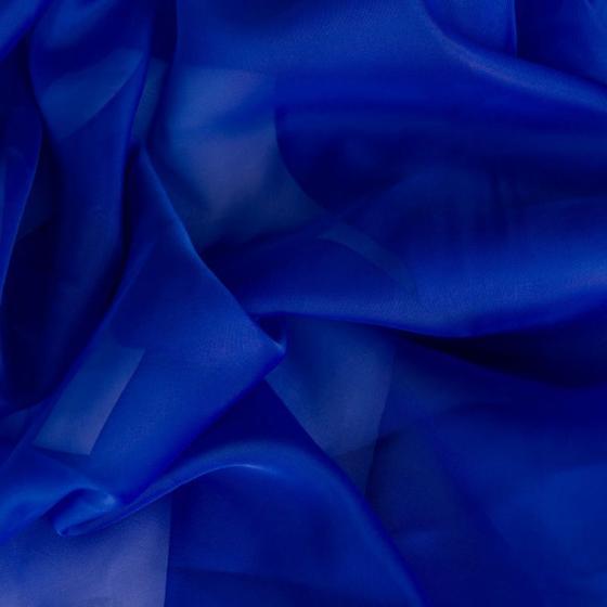 Imagem de Tecido Voil Liso Azul Royal 3,00x1,00m Cortinas Decoração