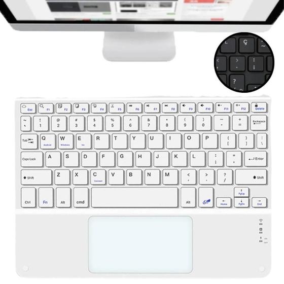 Imagem de Teclado Abnt Touchpad Para Tab Samsung S7 Fe 12.4 T730 T735