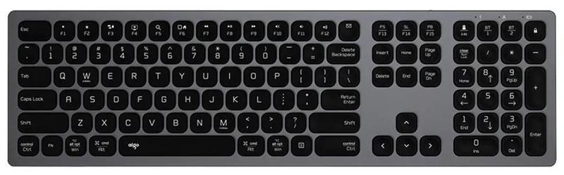 Imagem de Teclado Aigo V800 com Fio - Preto (Ingles)