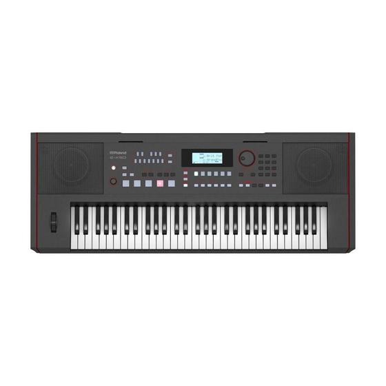 Teclado Arranjador 61 Teclas Roland E-X50 Menor preço em Teclado Arranjador 61 Teclas Roland E-X50