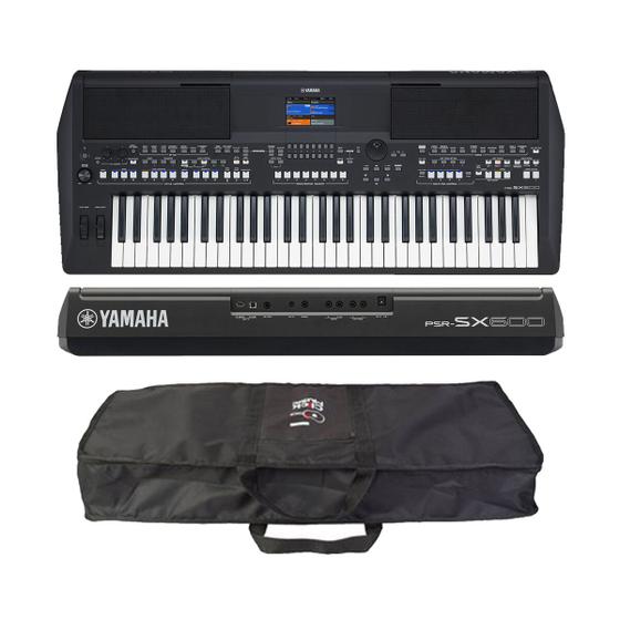 Imagem de Teclado Arranjador 61 Teclas Yamaha Psr Sx600 + capa