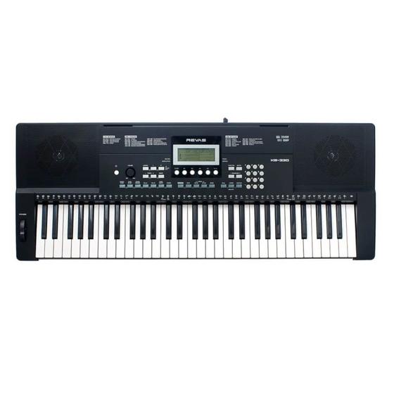 Imagem de Teclado Arranjador Roland KB-330 Revas 5/8 Preto 61 Teclas Sensitivas com Fonte Bivolt