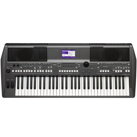 Imagem de Teclado Arranjador Yamaha PSR-S670 - Com Fonte e Porta Partitura