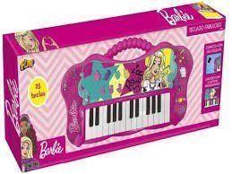 Imagem de Teclado Barbie Fabuloso Com Funcai MP3 Player F0004-6 Fun Única