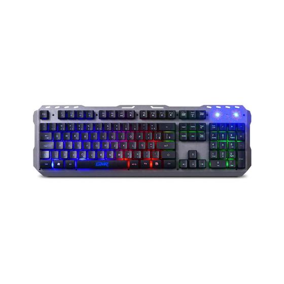 Imagem de Teclado Base Metálica Led Rainbow GK300 - Multilaser - TC260