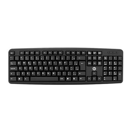 Teclado Basic USB Bright Preto Ref.0014 Menor preço em Teclado Basic USB Bright Preto Ref.0014