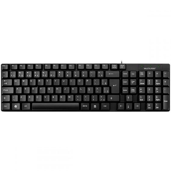 Teclado Básico Slim Laser Usb Preto Tc193 Menor preço em Teclado Básico Slim Laser Usb Preto Tc193
