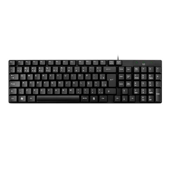 Imagem de Teclado Básico Slim Laser Usb Preto Tc193