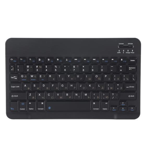 Imagem de Teclado Bluetooth ASHATA Russian 10.1 Slim Ultra Wide de 80 teclas