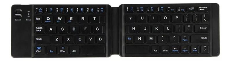 Imagem de Teclado Bluetooth Dobrável Sem Fio Para Windows Android