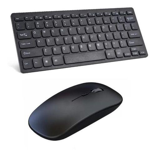 Imagem de Teclado Bluetooth + Mouse Tablet Para Galaxy Tab A7 Lite 8.7