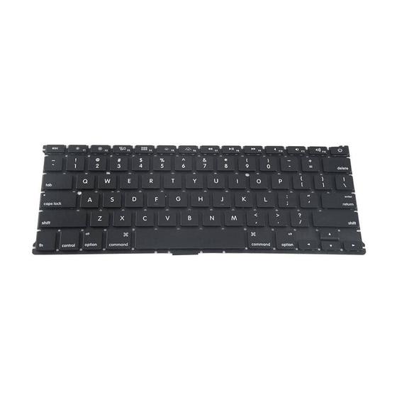 Imagem de Teclado bringIT compatível com Apple Macbook Air A1466 A1369 Mid 2011  Preto Inglês