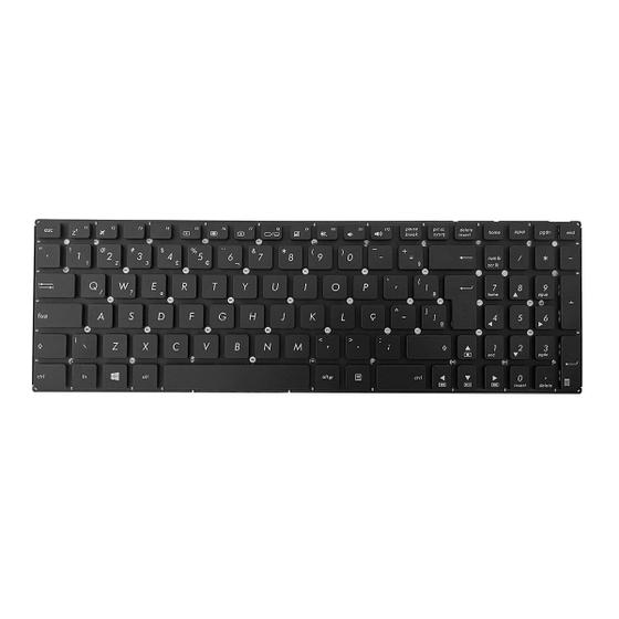 Imagem de Teclado bringIT compatível com Asus X550EA X550 X550C X550CA X550CC BR ABNT2