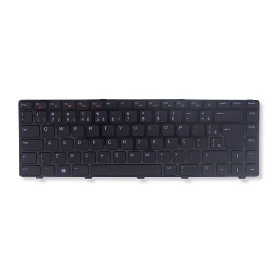 Imagem de Teclado bringIT compatível com Dell Inspiron 15R-7520 Se s/ Iluminação  Abnt3