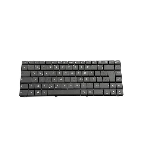 Imagem de Teclado bringIT compatível com Notebook Asus A43E-VX049R  Preto ABNT3