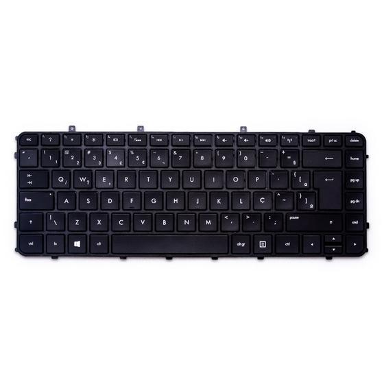 Imagem de Teclado bringIT compatível com Notebook HP Part Number MP-11M78PA6698W  Preto ABNT3