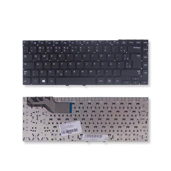 Imagem de Teclado bringIT compatível com Notebook Samsung  NP270E4E-KD1BR  Preto ABNT3