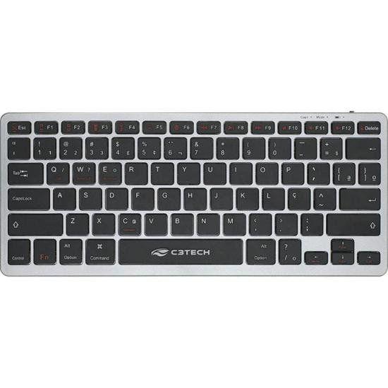 Imagem de Teclado C3Tech K-BT50BK Bluetooth Recarregável F002