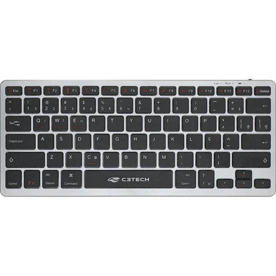 Imagem de Teclado C3TECH K-BT50BK Bluetooth Recarregável