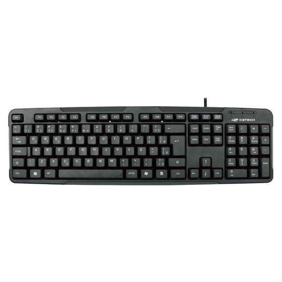 Imagem de Teclado C3TECH KB-12BK USB Padrao ABNT2 Preto - C3 Tech