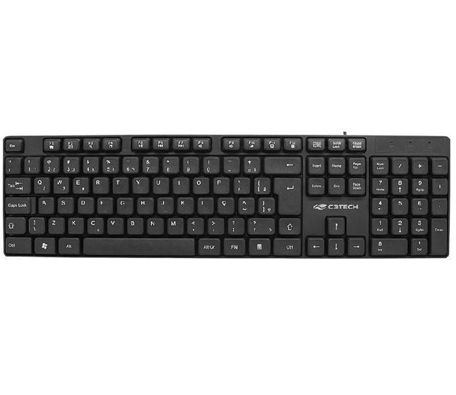 Imagem de Teclado C3Tech Usb Mult Kb-M10Bk Preto